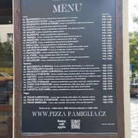  at Pizza Famiglia in Prague