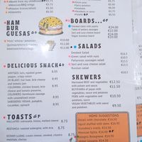 English menu at La Mossada - Maybe closed in Lleida