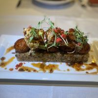 Omni pork meatballs with ricee  at Roy's in Honolulu