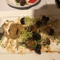 Tempura portobello mushrooms with a fantastic sauce.  at Roy's in Honolulu