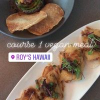 Zucchini buns appetizer  at Roy's in Honolulu