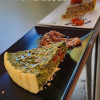 Quiche at El Colibrín in Leon