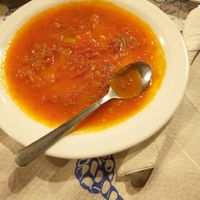 Bougiourdi without feta (ask for it extra spicy) at Aretousa in Crete