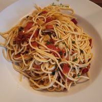 Aglio et olio at Eiscafe & Pizzeria Mona Lisa in Friesoythe