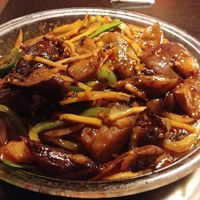Eggplant with Spicy Garlic Sauce! $6.95 at Sam's China Bistro in El Paso