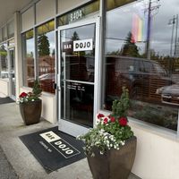 Unassuming strip mall location   at Bar Dojo in Edmonds