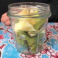 Pot de fruits  at Le Comptoir de Mamie Bigoude in Orleans
