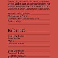 Drinks  at Cafe Oriental in Hinterglemm