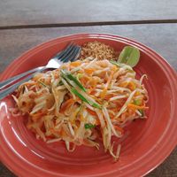 Vegan Pad Thai at Mama Kop in Koh Phangan