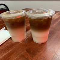 Iced horchata coffee at Tanias 33 Dos Mundos in Tucson