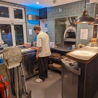 Pizza oven at abarbistro in Portsmouth