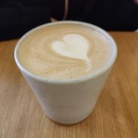 Oat caffe latte at Grød - Christianshavns in Copenhagen
