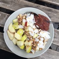 overnight oats  at Grød - Christianshavns in Copenhagen