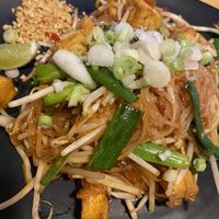 Pad Thai tofu no egg, no fish sauce   at Koracha Thai Restaurant in Bedford