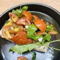 Vegan bruschetta   at Orto in Belfast