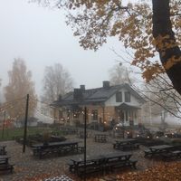 The cafe  at Kanaans Trädgårdskafé in Bromma