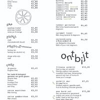 Menu Winter 2022/2023 at Joost Bakker & Lunchroom in Emmen