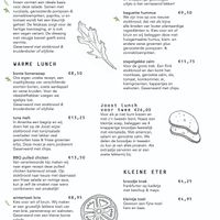 Menu Winter 2022/2023 at Joost Bakker & Lunchroom in Emmen