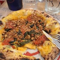 Great Vegan Pizza! It was delicious..they have 2 options 🌱 at Acqua e Farina in Lugano