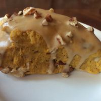vegan pumpkin maple scone at Cafe Hey in Tampa