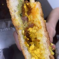 Vegan breakfast sandwich- add avocado and onion! at Cafe Hey in Tampa