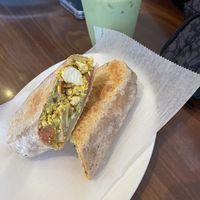 Tofu breakfast wrap  at Cafe Hey in Tampa