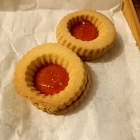 Vegan apricot cookies at Italiamo Cafe in Oxford