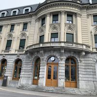 Refurbished post and telegraph office building  at Più Zug in Zug