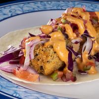 Taco baja at Aguachiles Veg in Mexico City