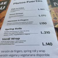 Vegan versions available  at Verdi in Tela