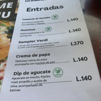 Appetizers with vegan options   at Verdi in Tela