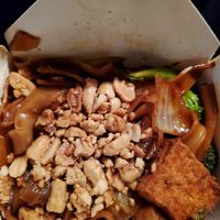 The Pad Thai was different than most others I've had but it was still good. Very generous serving size and the tofu was great. at Song's in Taos