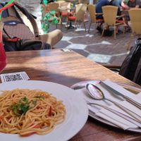 look at the size of the silver tablet 😄 at Mimoza Wine & Dine in Sighisoara