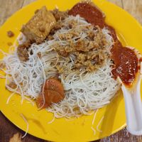 Beehoon with toufu, S$3 at Vegetarian Stall - Jurong Point 2 in West Singapore