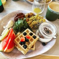 Weekend brunch   at Plantan Kaffihús in Reykjavik