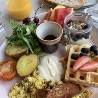 Brunch platter   at Plantan Kaffihús in Reykjavik