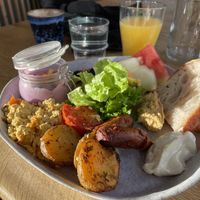 Brunch Plate  at Plantan Kaffihús in Reykjavik