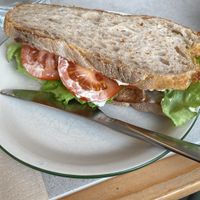 BLT sandwich  at Plantan Kaffihús in Reykjavik