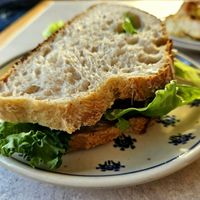 Tofu BLT at Plantan Kaffihús in Reykjavik