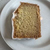 Lemon cake  at Plantan Kaffihús in Reykjavik