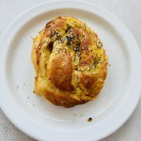 Cheese pastry  at Plantan Kaffihús in Reykjavik