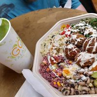 Green Machine-Smoothie & Falafel Lunch Box at Go Falafel - Charing Cross in London