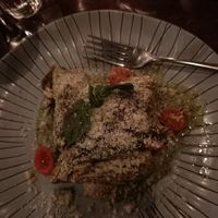 Garden lasagne at La Baracca in Gianyar