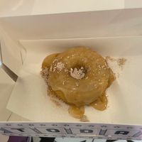 French toast donut at Parlor Doughnuts in Branson