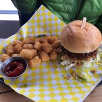 Korean BBQ Burger at Fern's Diner + Drinkery in Cascade