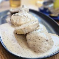 Biscuits and Gravy at Fern's Diner + Drinkery in Cascade