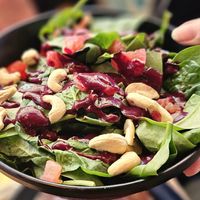 Nuts and berries salad at Fern's Diner + Drinkery in Cascade