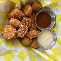 cheese curds!  at Fern's Diner + Drinkery in Cascade
