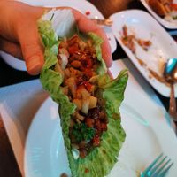 Lettuce parcel (kind of like a Chinese taco) at Royal Garden in Berwick-upon-tweed