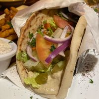 Hummus sandwich  at Cafe Terra in Dayton